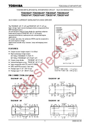 TD62064P datasheet  