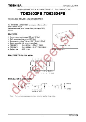 TD62504FB datasheet  