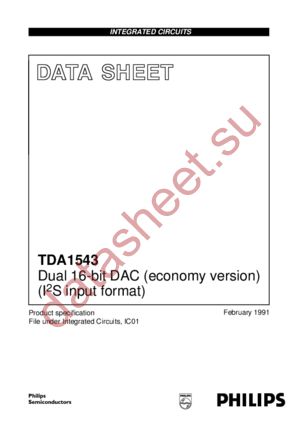TDA1543 datasheet  