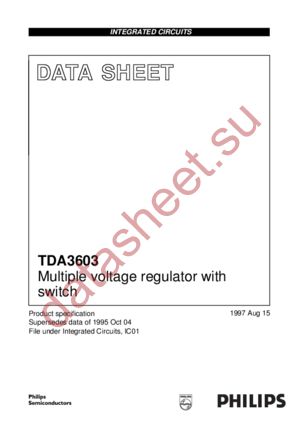 TDA3603 datasheet  