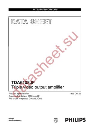 TDA6108JF datasheet  