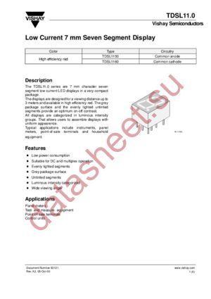 TDSL11.0 datasheet  