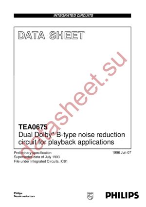 TEA0675 datasheet  