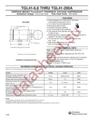 TGL41-68A datasheet  