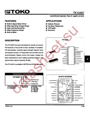 TK10487MCTL datasheet  