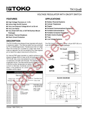 TK11249B datasheet  