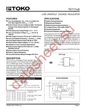 TK71726SCL datasheet  