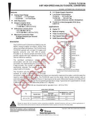 TLC5510A datasheet  