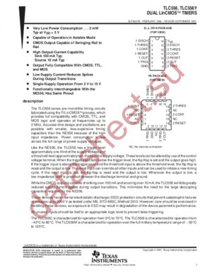 TLC556LD datasheet  