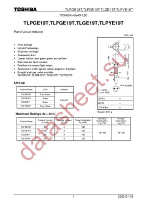 TLFGE19T datasheet  