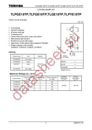 TLFGE19TP datasheet  