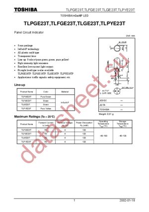 TLFGE23T datasheet  