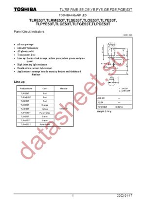 TLFGE53T datasheet  