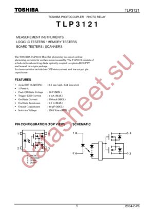 TLP3121 datasheet  