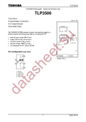 TLP3506 datasheet  