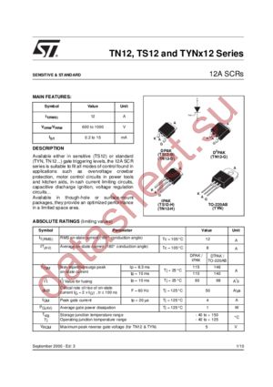 TN1215 datasheet  