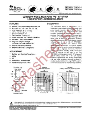 TPS79228DBVRG4 datasheet  