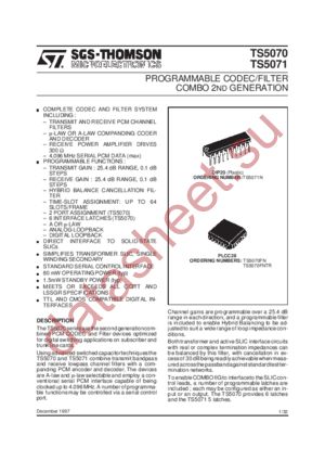 TS5070 datasheet  