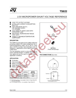 TS822 datasheet  