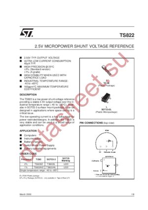 TS822Z datasheet  