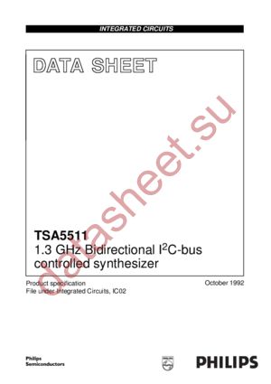 TSA5511T datasheet  