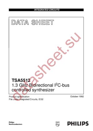 TSA5512 datasheet  