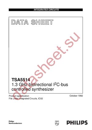 TSA5514T datasheet  