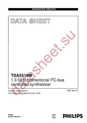 TSA5518M datasheet  