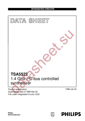 TSA5522T datasheet  