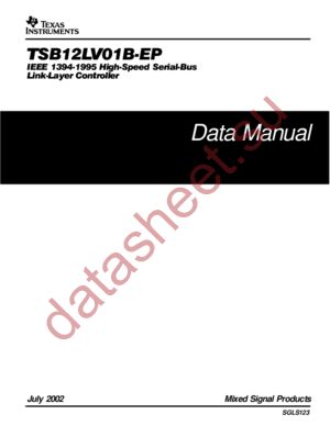 TSB12LV01B-EP datasheet  