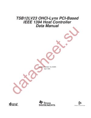 TSB12LV23 datasheet  