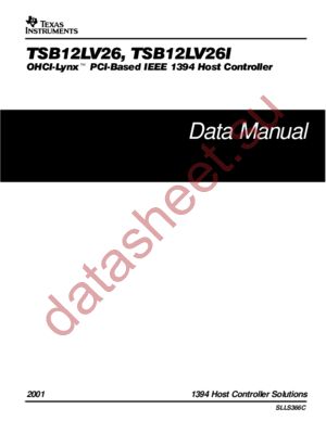 TSB12LV26 datasheet  