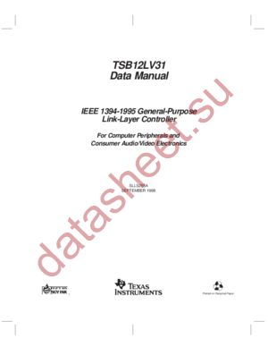 TSB12LV31 datasheet  