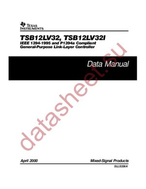 TSB12LV32 datasheet  