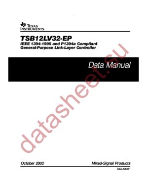 TSB12LV32-EP datasheet  