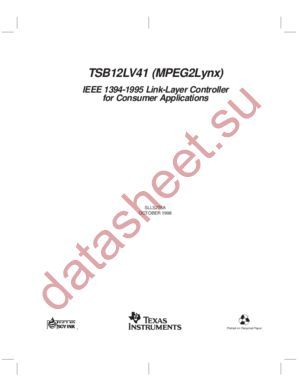 TSB12LV41 datasheet  