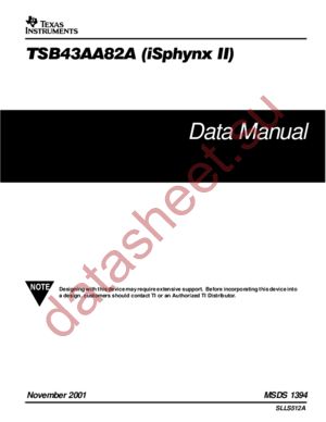 TSB43AA82A datasheet  