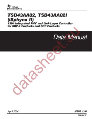 TSB43AA82I datasheet  