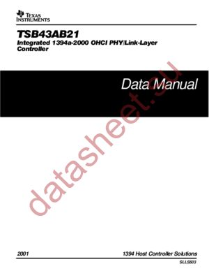 TSB43AB21 datasheet  