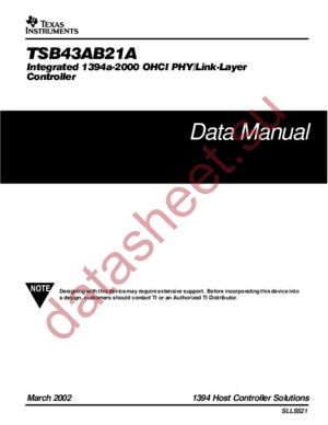 TSB43AB21A datasheet  