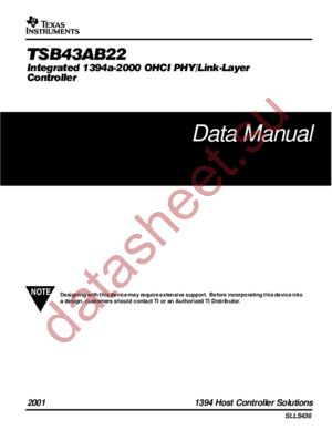 TSB43AB22 datasheet  