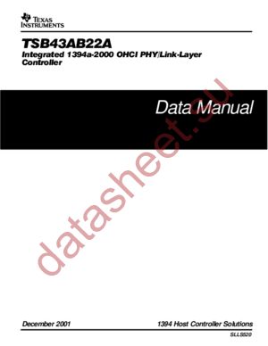 TSB43AB22A datasheet  