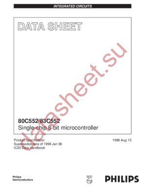 P80C552EHB datasheet  