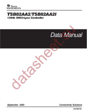 TSB82AA2I datasheet  