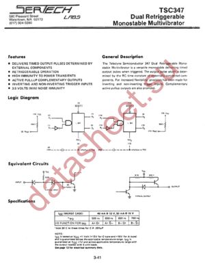 TSC347 datasheet  