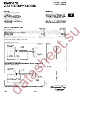 TVS305 datasheet  