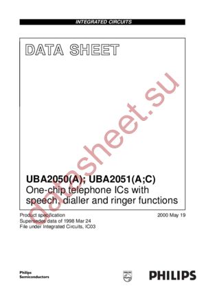 UBA2051 datasheet  