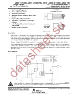 UC385TD-2 datasheet  