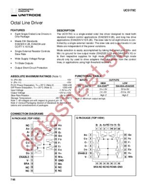 UC5170C datasheet  