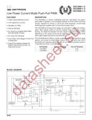 UCC1808 datasheet  